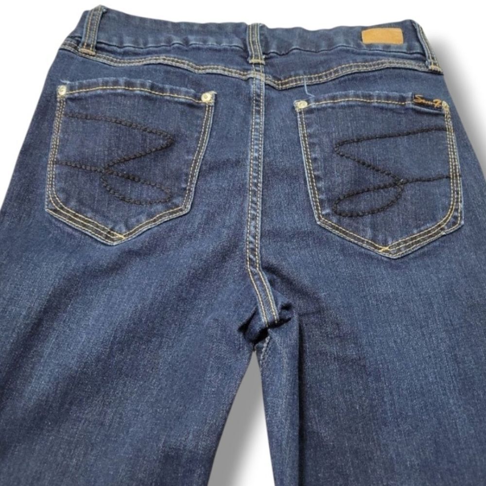 Seven Jeans Size 4 W28" x L28.5" Seven7 Tummyless High Rise Skinny Jeans Stretch - Picture 5 of 7
